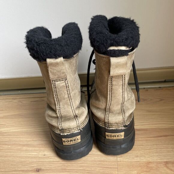 Sorel Men's Caribou Boots Size 8 Made In Canada Kaufman Wool Liners Winter *READ - Picture 5 of 12